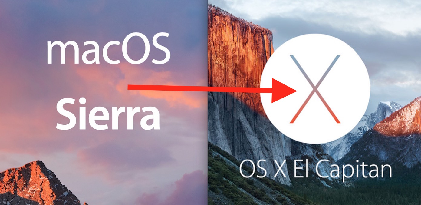how to downgrade mac os to sierra